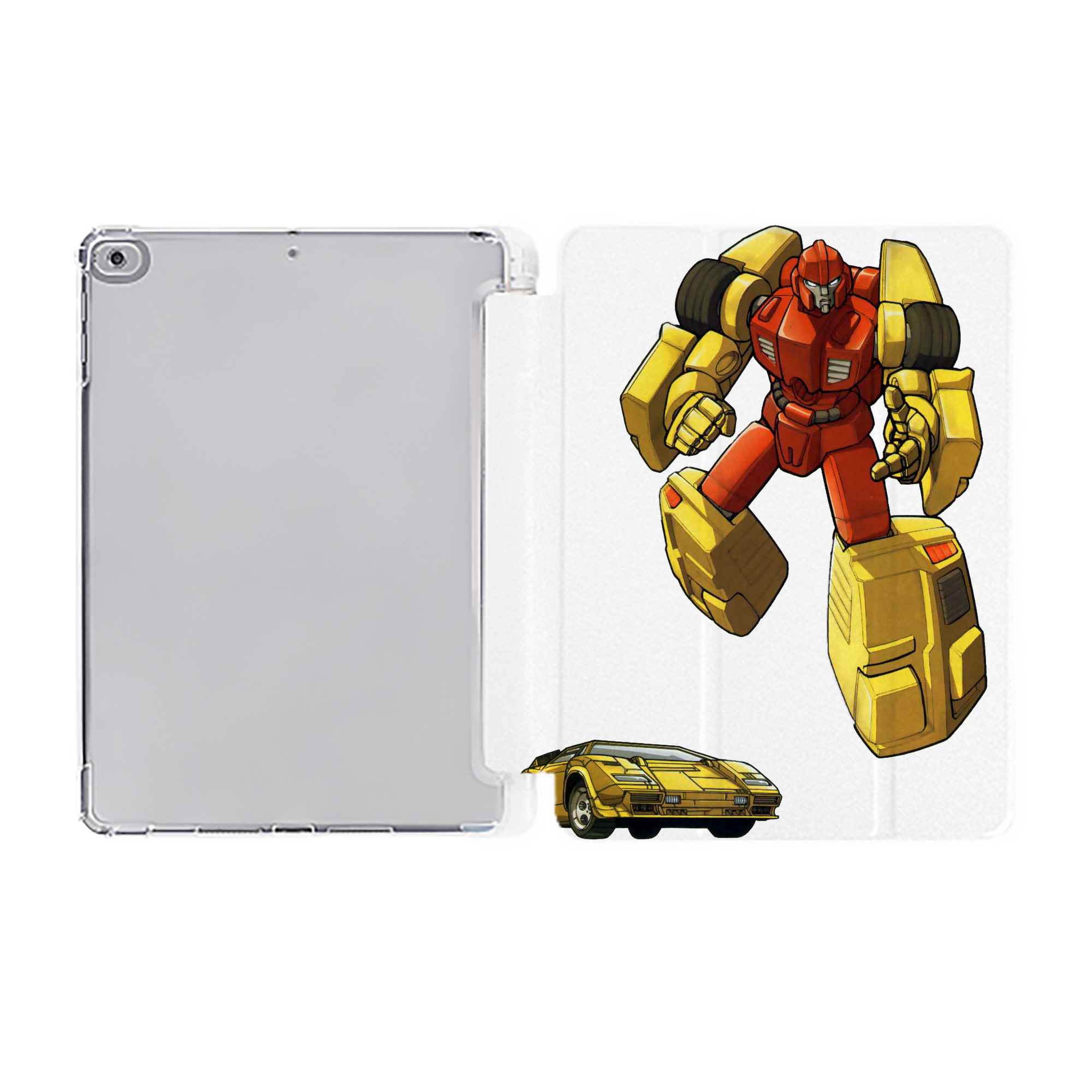（画像用）  IPad ケース ペン収納付き 三つ折りスタンド PUレザー×シリコン 対応機種9.5/10.5/10.9インチ